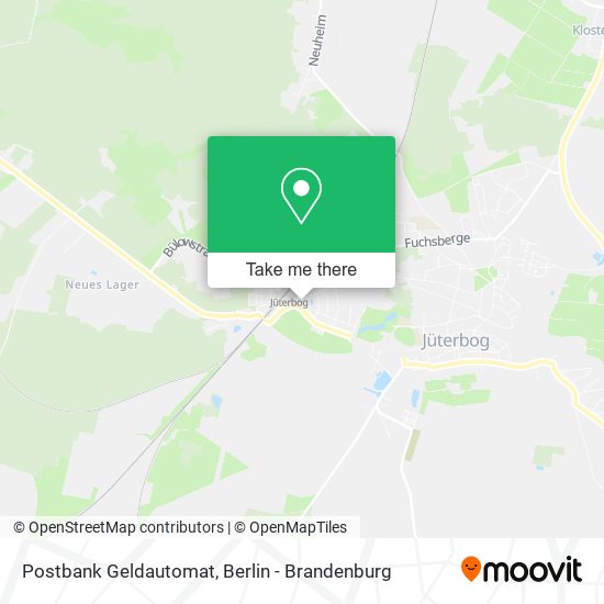 Postbank Geldautomat map