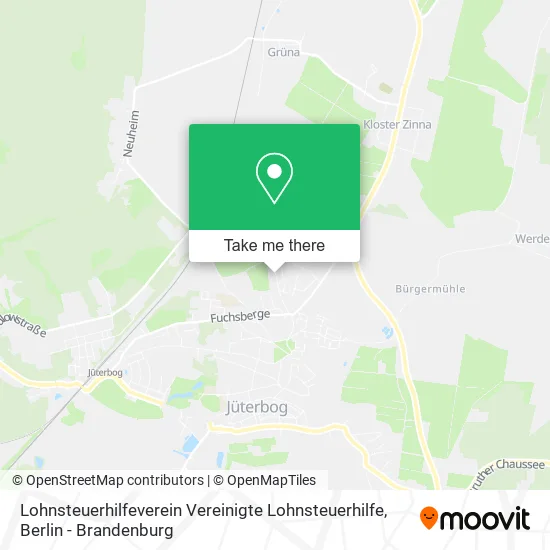 Карта Lohnsteuerhilfeverein Vereinigte Lohnsteuerhilfe