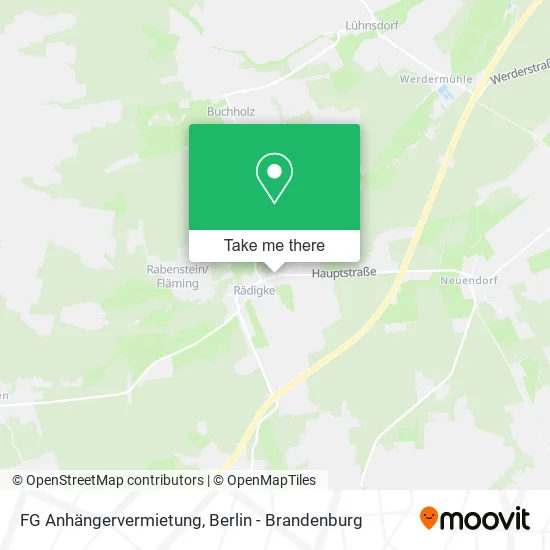 Карта FG Anhängervermietung