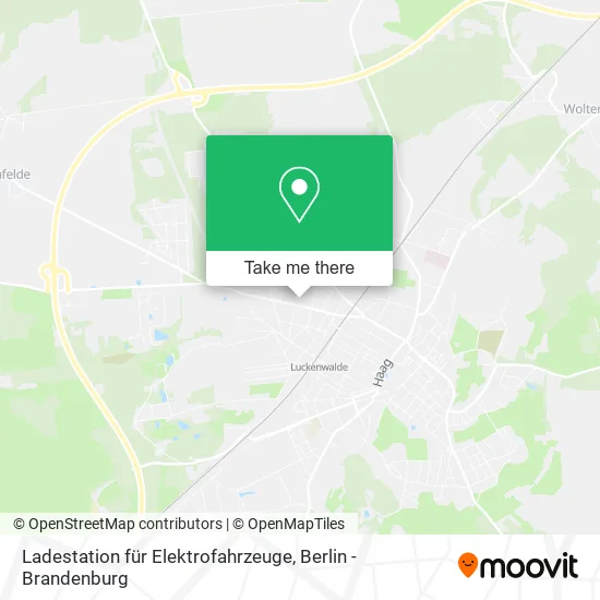 Карта Ladestation für Elektrofahrzeuge