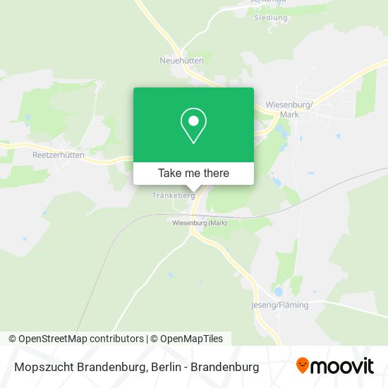 Mopszucht Brandenburg map