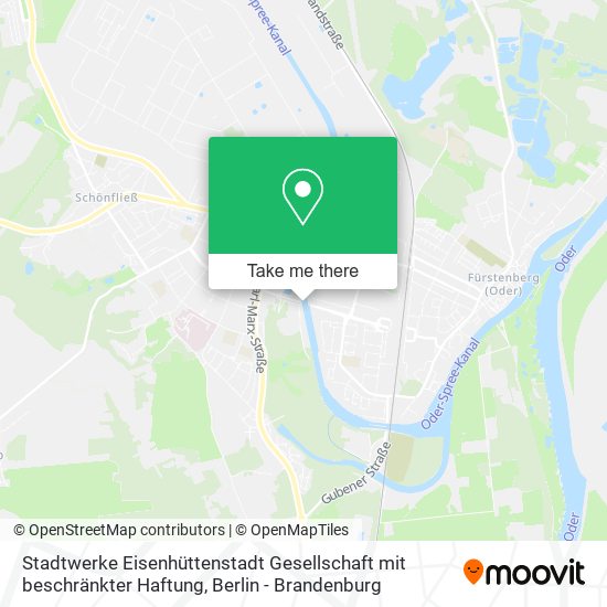 Stadtwerke Eisenhüttenstadt Gesellschaft mit beschränkter Haftung map