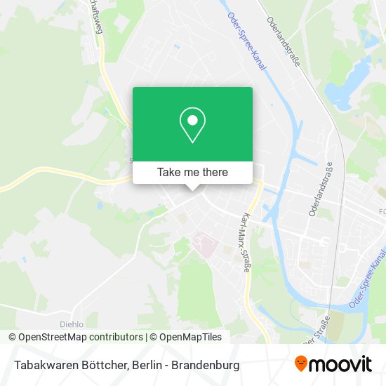 Карта Tabakwaren Böttcher