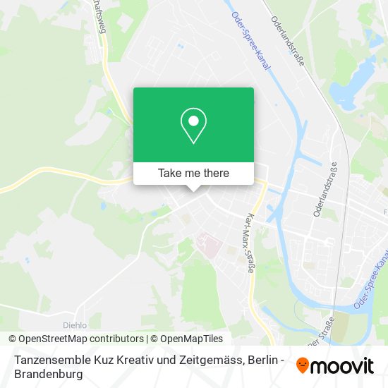 Карта Tanzensemble Kuz Kreativ und Zeitgemäss