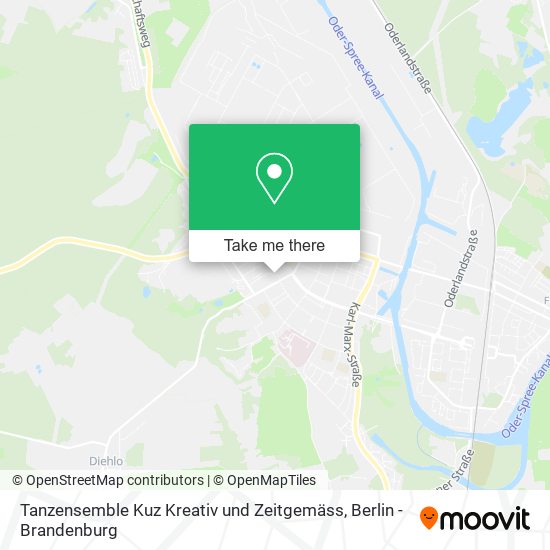 Tanzensemble Kuz Kreativ und Zeitgemäss map