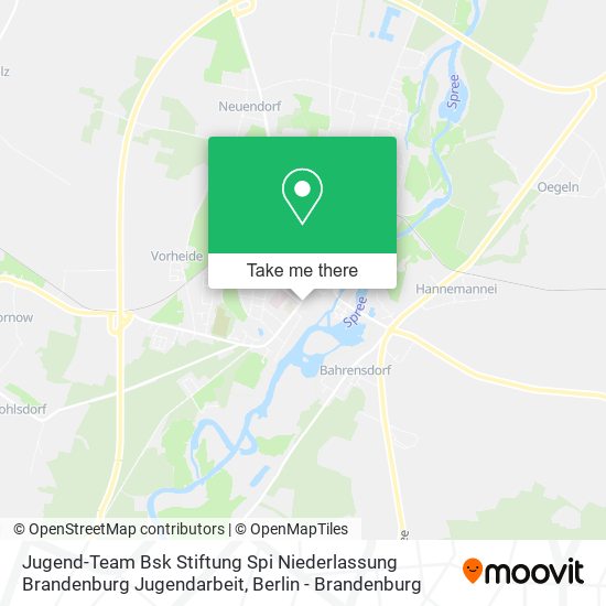 Jugend-Team Bsk Stiftung Spi Niederlassung Brandenburg Jugendarbeit map