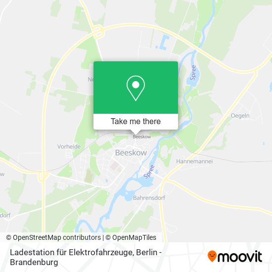 Ladestation für Elektrofahrzeuge map