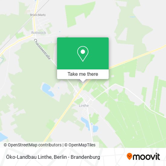Öko-Landbau Linthe map