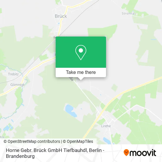 Карта Horne Gebr. Brück GmbH Tiefbauhdl