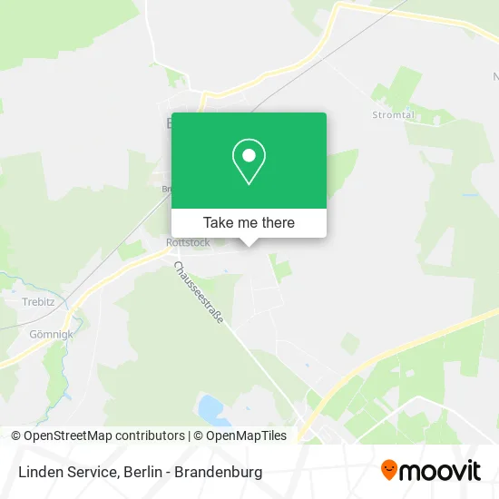 Linden Service map