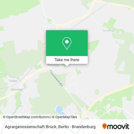 Agrargenossenschaft Brück map