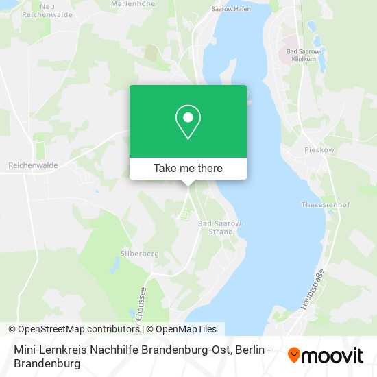 Карта Mini-Lernkreis Nachhilfe Brandenburg-Ost
