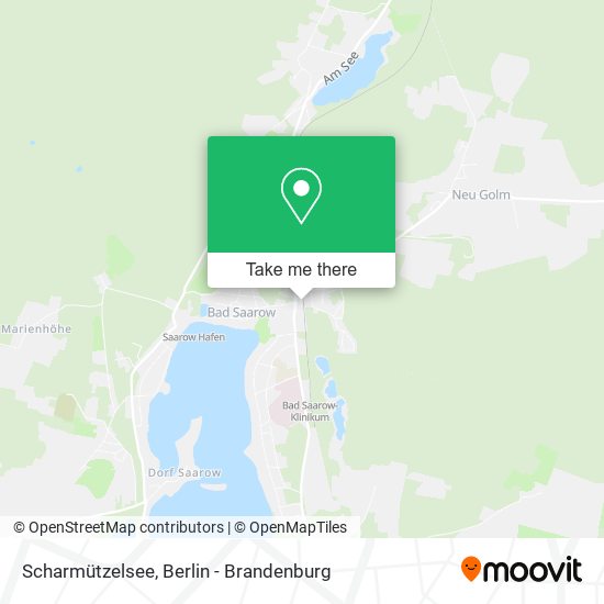 Scharmützelsee map