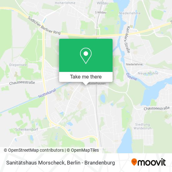 Sanitätshaus Morscheck map