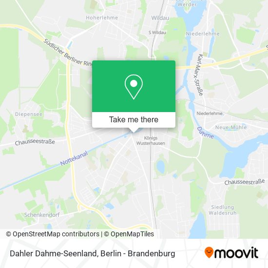 Карта Dahler Dahme-Seenland