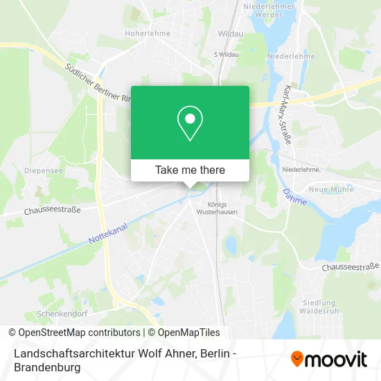 Карта Landschaftsarchitektur Wolf Ahner