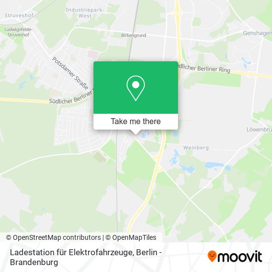 Карта Ladestation für Elektrofahrzeuge