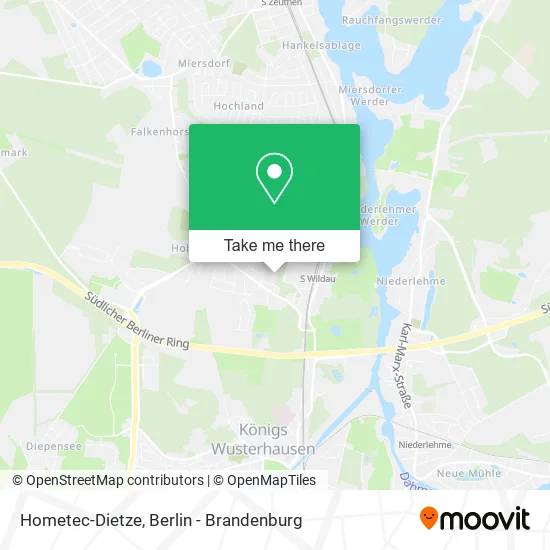 Карта Hometec-Dietze