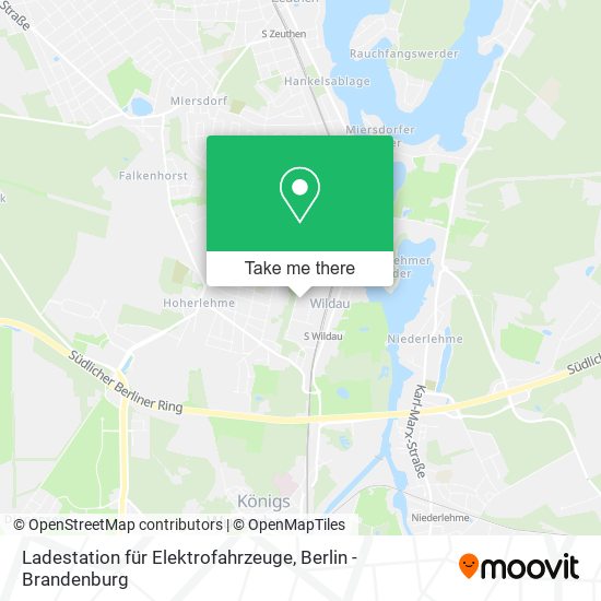 Ladestation für Elektrofahrzeuge map