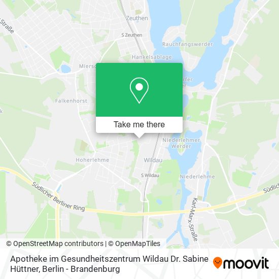 Apotheke im Gesundheitszentrum Wildau Dr. Sabine Hüttner map