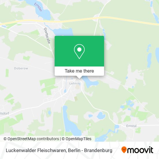 Luckenwalder Fleischwaren map