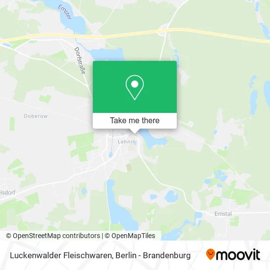 Карта Luckenwalder Fleischwaren