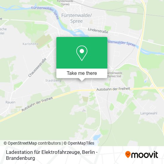 Ladestation für Elektrofahrzeuge map