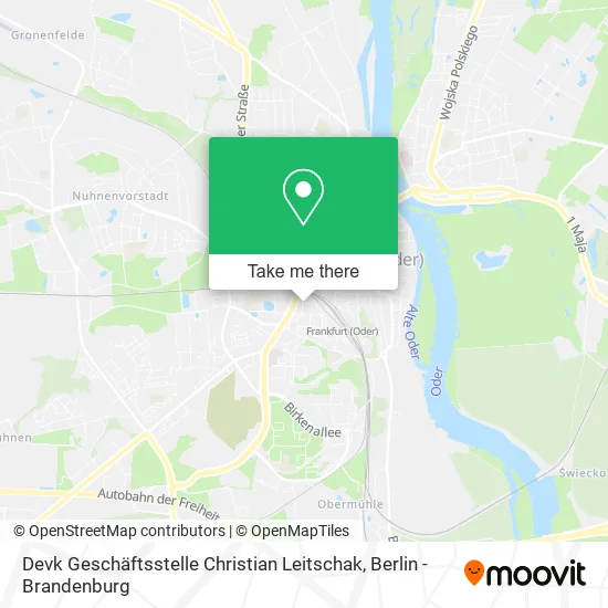 Карта Devk Geschäftsstelle Christian Leitschak