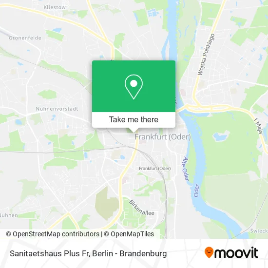 Карта Sanitaetshaus Plus Fr