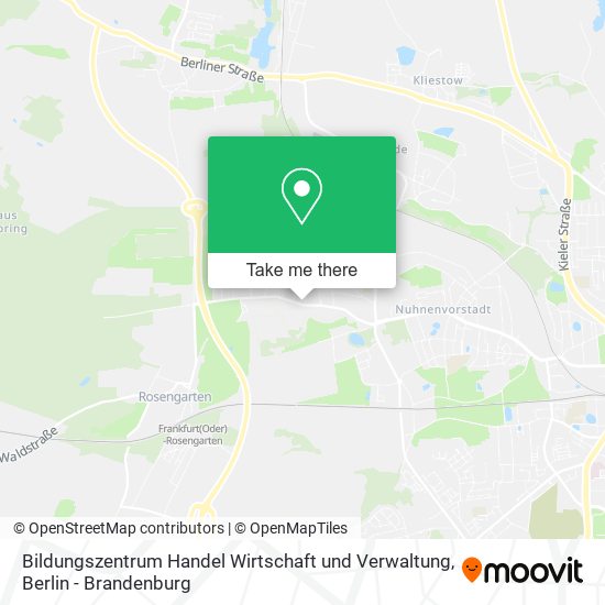 Bildungszentrum Handel Wirtschaft und Verwaltung map