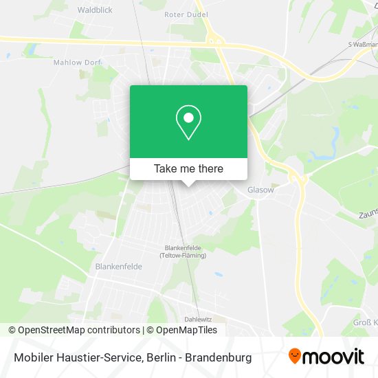 Mobiler Haustier-Service map