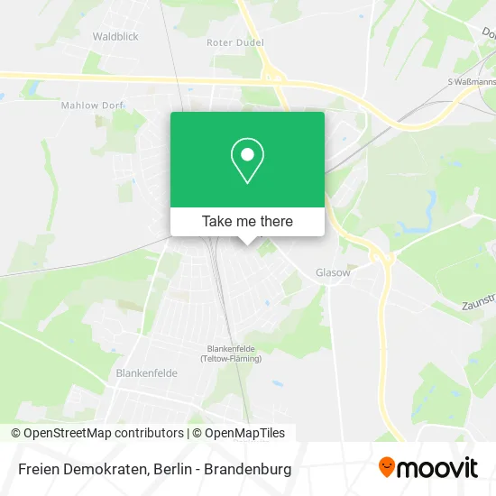 Карта Freien Demokraten