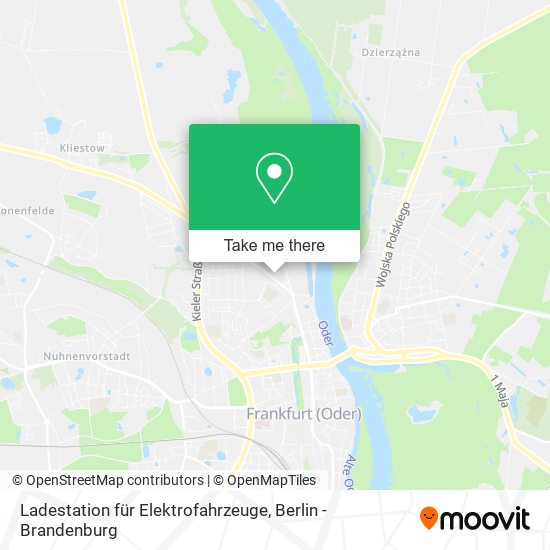 Карта Ladestation für Elektrofahrzeuge