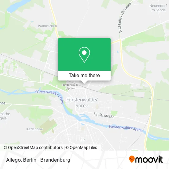Карта Allego