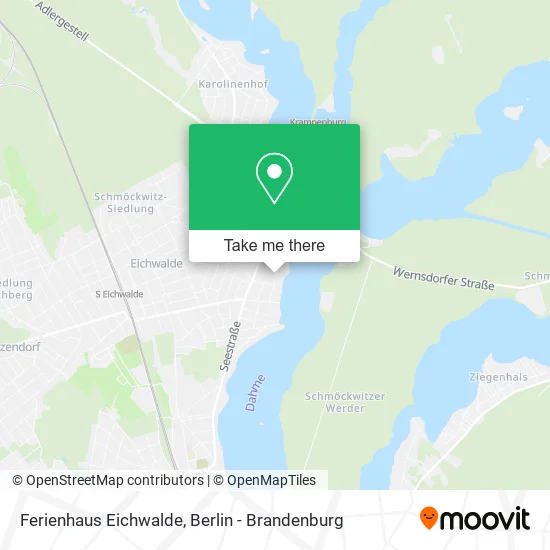 Карта Ferienhaus Eichwalde