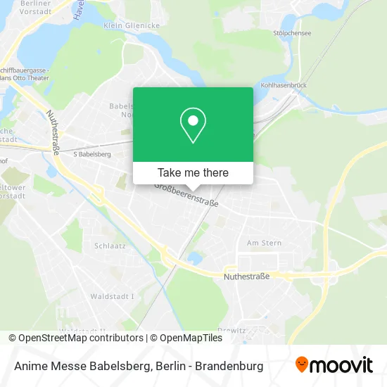 Anime Messe Babelsberg map