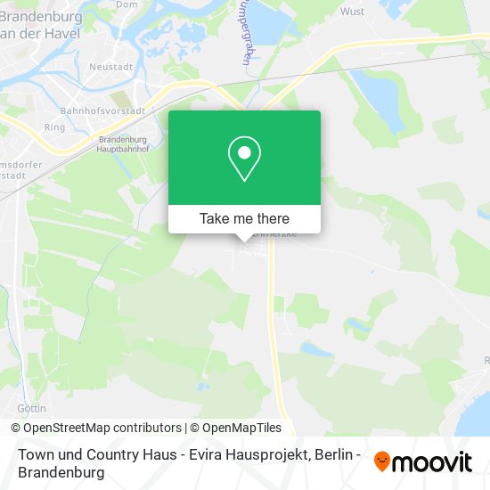 Карта Town und Country Haus - Evira Hausprojekt