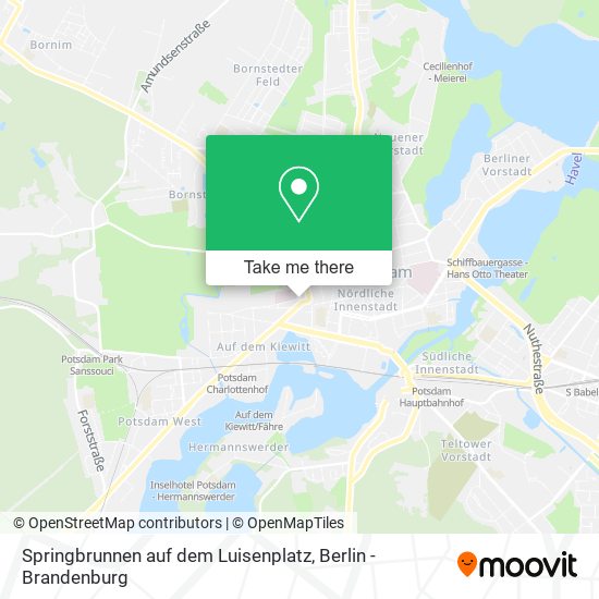 Springbrunnen auf dem Luisenplatz map