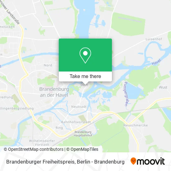 Карта Brandenburger Freiheitspreis