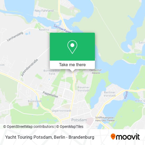 Карта Yacht Touring Potsdam