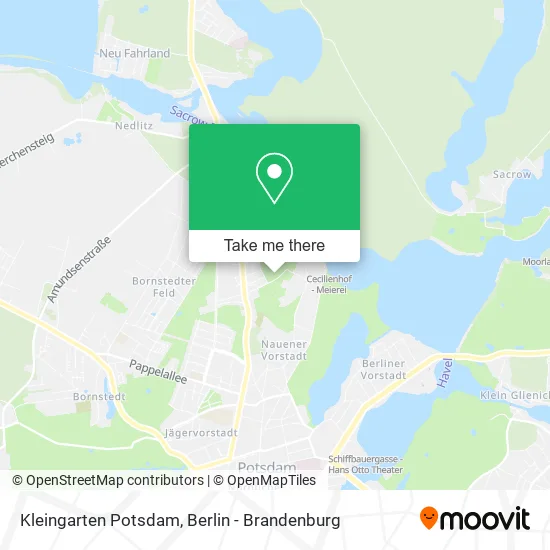 Карта Kleingarten Potsdam