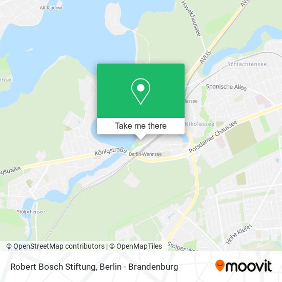 Robert Bosch Stiftung map