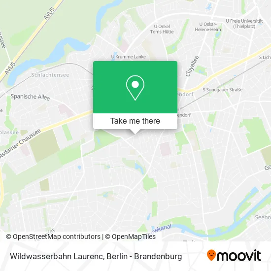 Карта Wildwasserbahn Laurenc