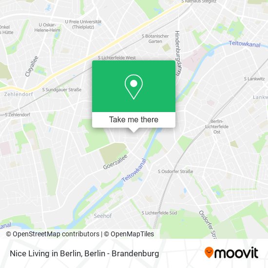 Карта Nice Living in Berlin