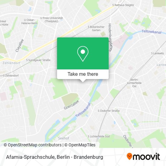 Afamia-Sprachschule map