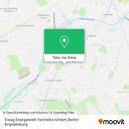 Карта Ewag Energiewelt Vertriebs-GmbH