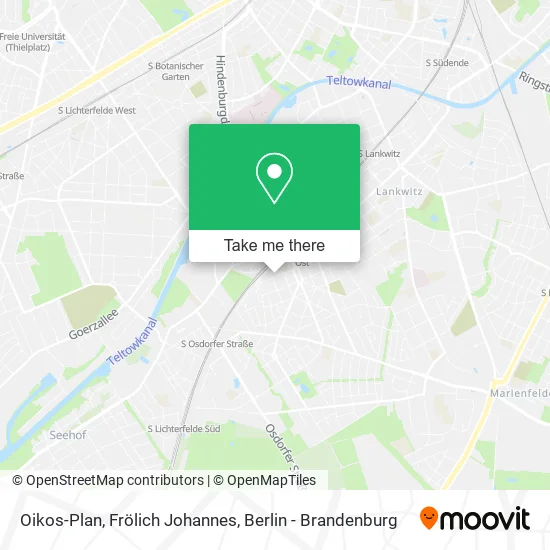 Карта Oikos-Plan, Frölich Johannes