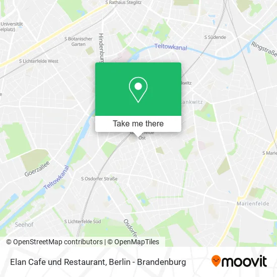 Elan Cafe und Restaurant map