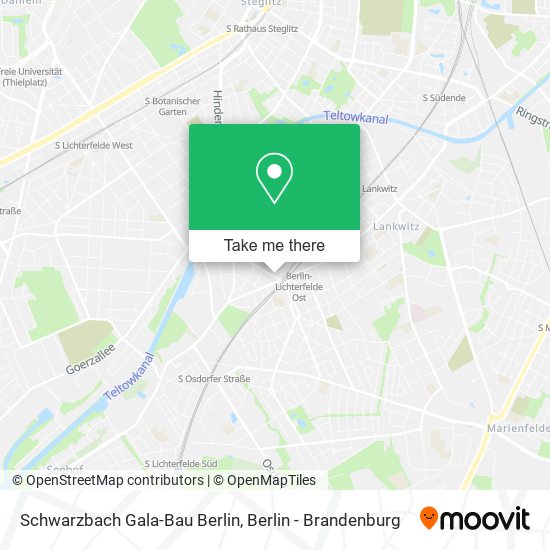 Schwarzbach Gala-Bau Berlin map