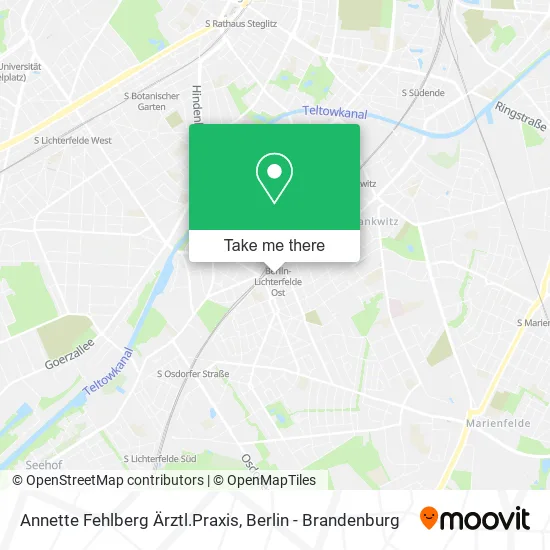 Карта Annette Fehlberg Ärztl.Praxis